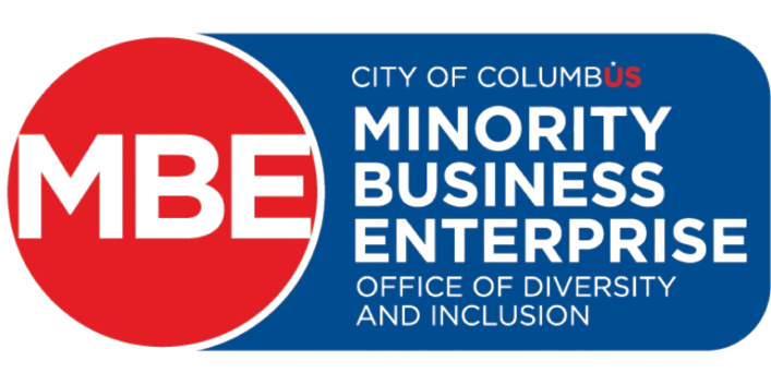 City of Columbus MBE certification badge